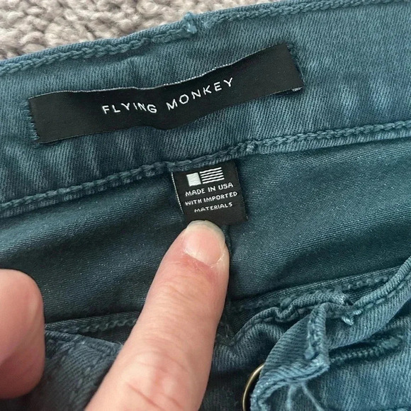 FLYING MONKEY colored pants. Waist size 28. Stretchy - Picture 3 of 4
